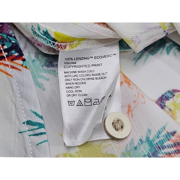 Tommy Bahama The Veracruz Cay Shirt Pineapple Hawaiian Colorful Aloha Men's 2XL - Picture 8 of 10